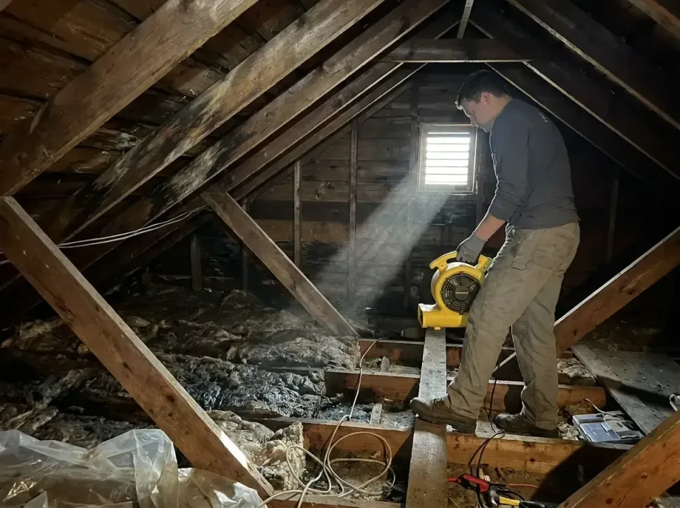 attic-water-damage-drying-proc-007 — frequently asked questions, Emergency Water Extraction & 24/7 Flood Response in Rossvil…